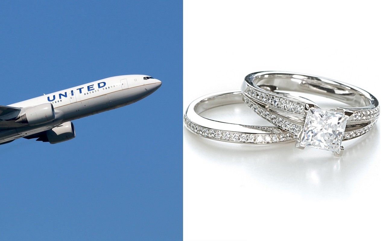 United Airlines pilot hand-delivers woman’s lost engagement ring