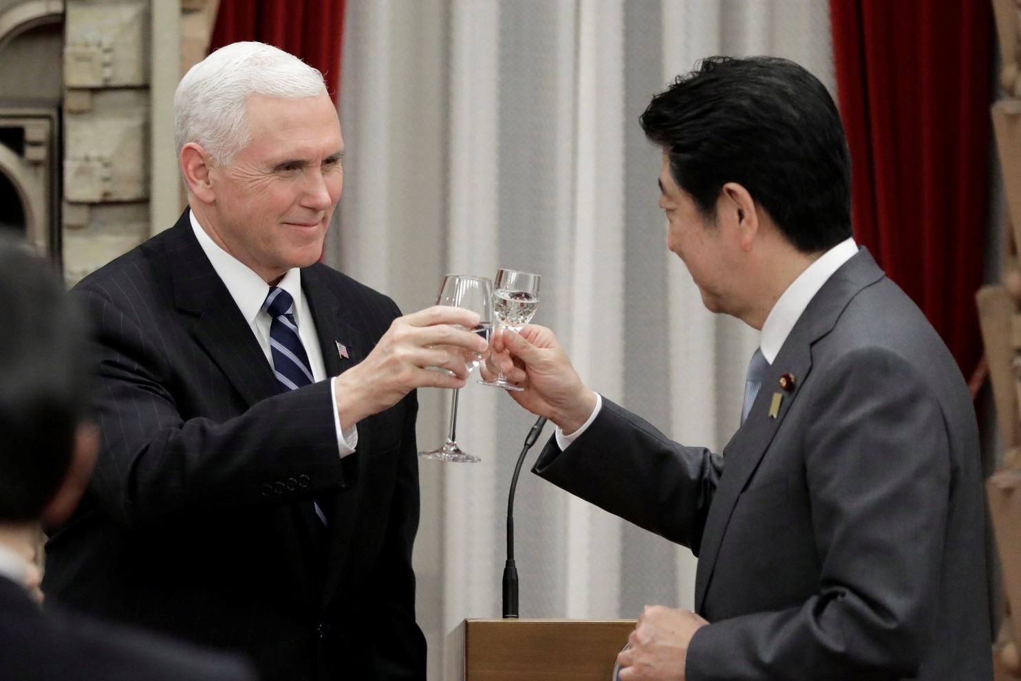 Pence steps into a more prominent role on the world stage