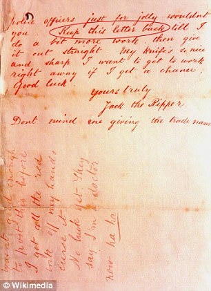 Two key Jack the Ripper letters were written by one person