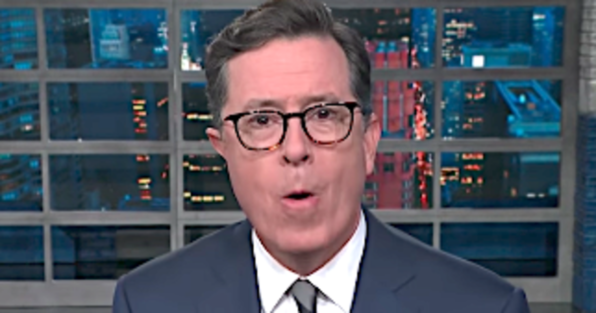 Stephen Colbert Suggests Why Donald Trump Is Skipping The Super Bowl Interview