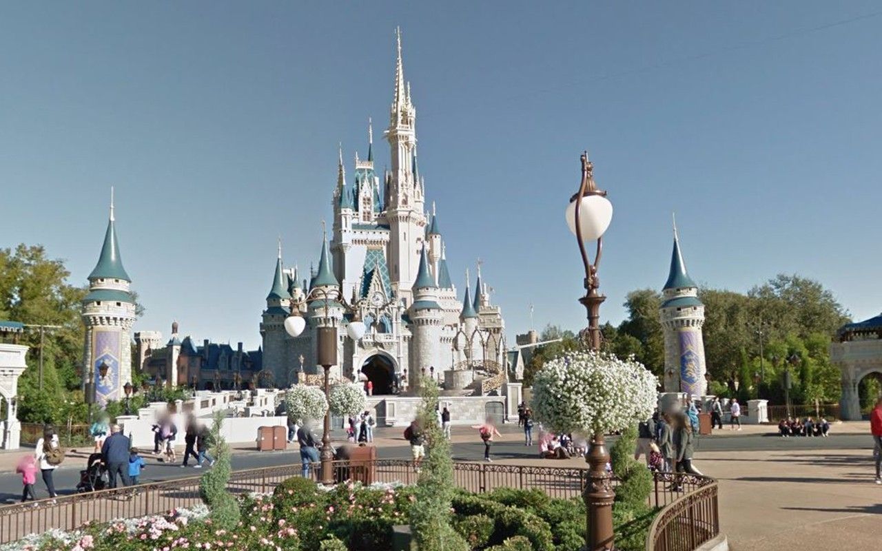 Google Street View released new Disney maps