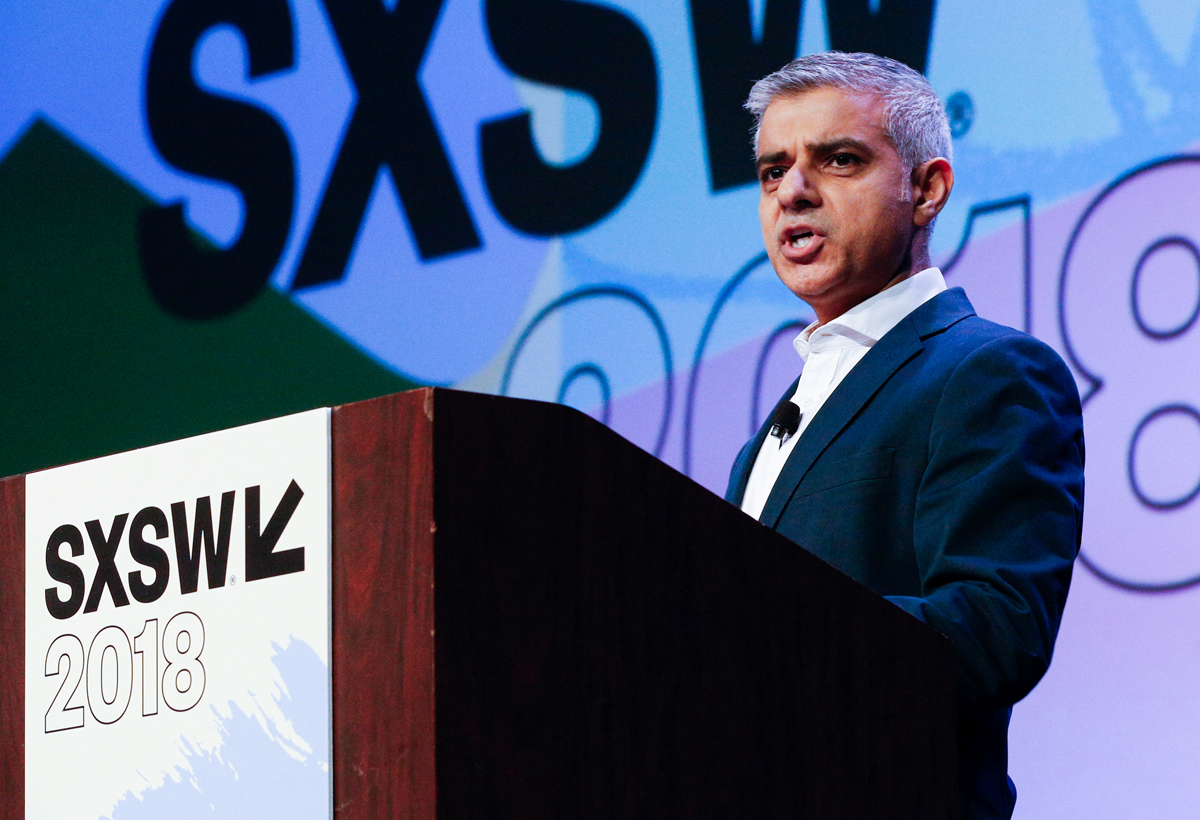 SXSW: Sadiq Khan shares death threats he’s received, asks tech companies to fight hate, disinformation