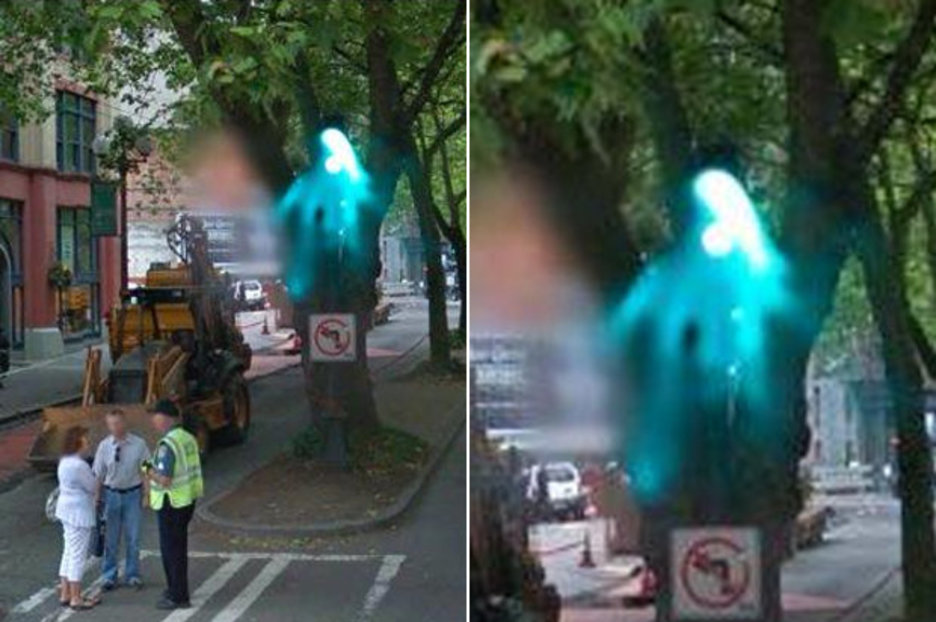 Ghost news: Man spots ‘blue spirit looming near crowd on Google Earth’