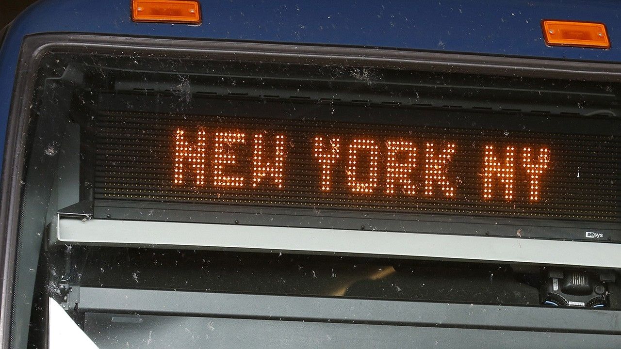 Greyhound bus bound for New York City accidentally drives 114 miles in wrong direction