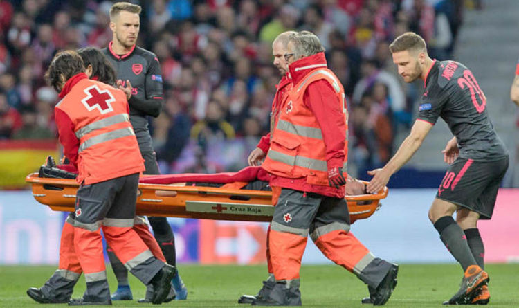 Laurent Koscielny injury: Arsenal star Pierre-Emerick Aubameyang sends message to ace | Football | Sport