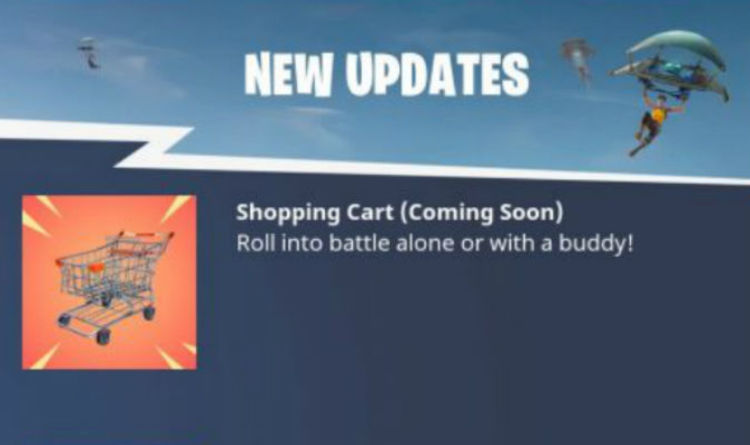 Fortnite Shopping Cart update coming to PS4, Xbox, PC and Mobile | Gaming | Entertainment