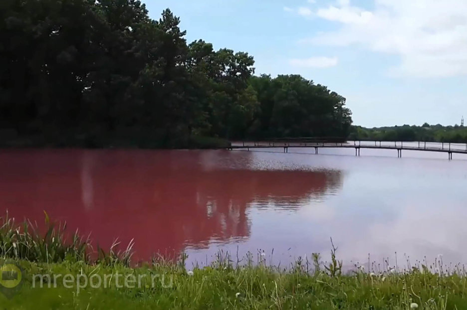 Russia news: River mysteriously turns BLOOD RED in Gribanovsky