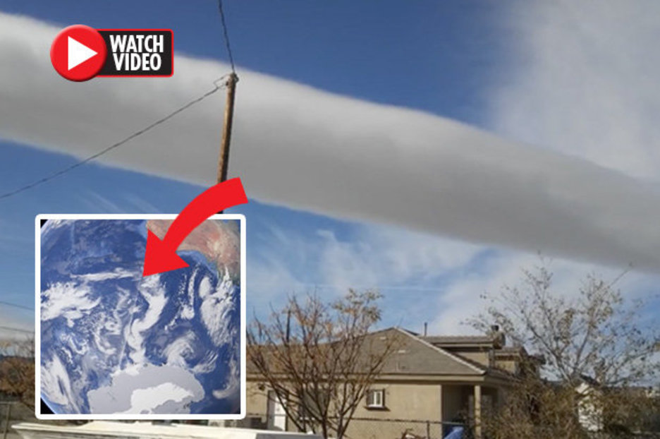 Huge ‘line cloud’ spans entire globe sparks HAARP weather control claims