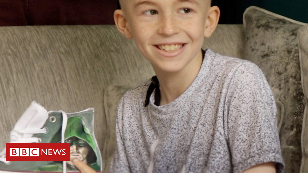 Artists create Supershoes for children with cancer