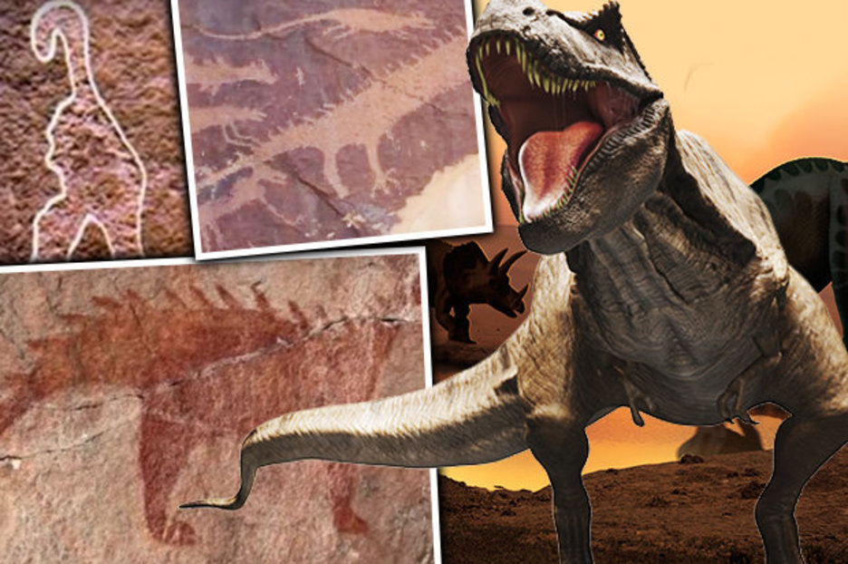 Dinosaur news: Cave paintings reveal how humans lived alongside prehistoric creatures