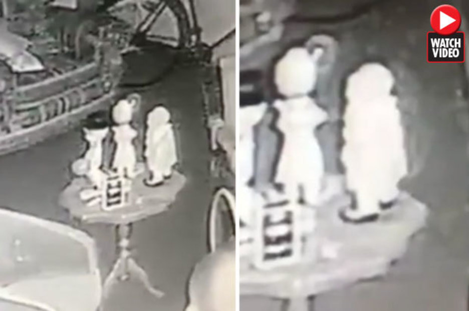 Ghost news: Terrifying clip shows ‘possessed clown doll MOVING on its own’ in CCTV footage