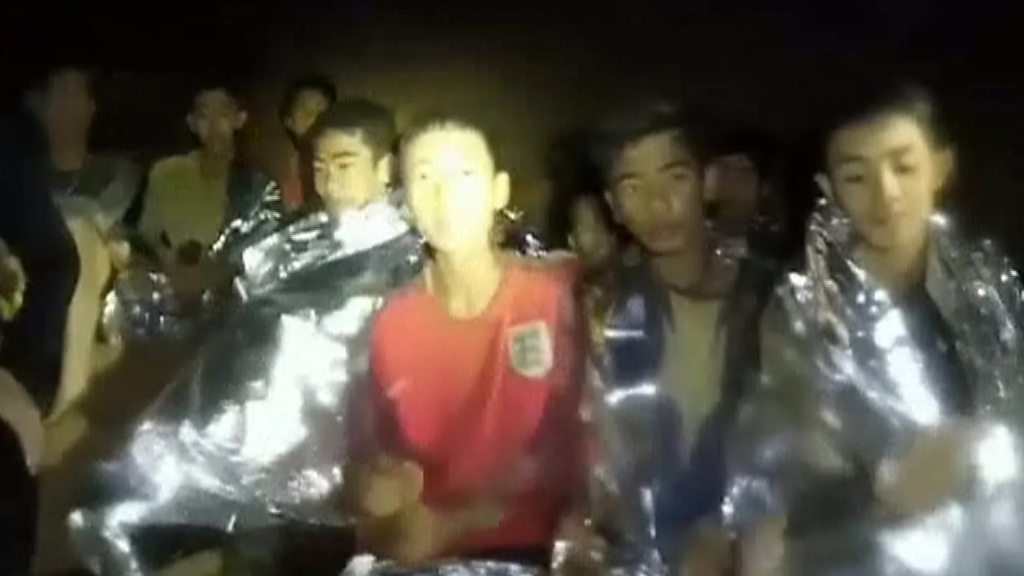 Thailand cave: New video shows boys in good health