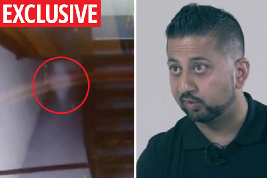 Ghost news: Creepy ‘spirit of boy’ under stairs in CCTV stuns expert