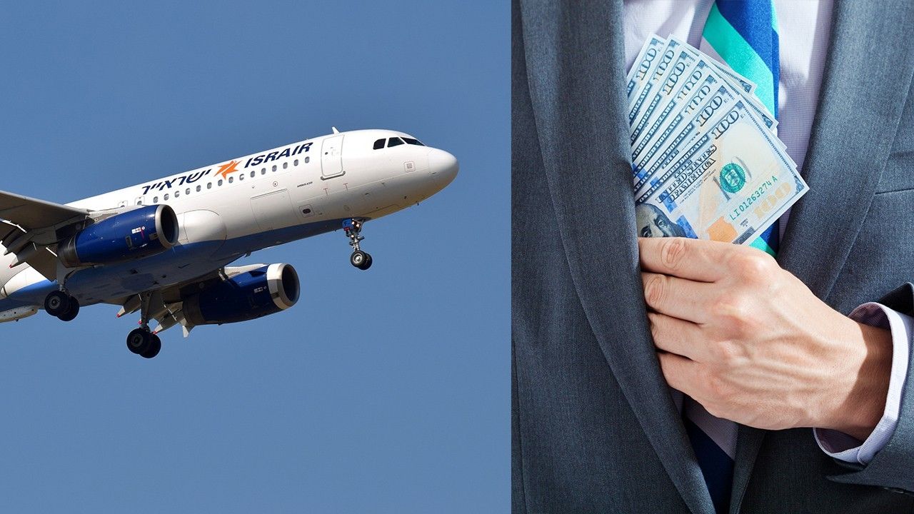 Israir Airlines flight attendant arrested for stealing money passengers donated to charity