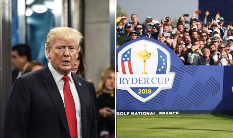 Ryder Cup supporters MOCK Donald Trump as chant breaks out on 15th hole | Golf | Sport
