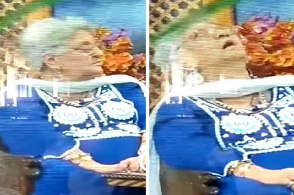 Rita Jitendra: Audience shocked as TV chat show guest DIES mid-sentence