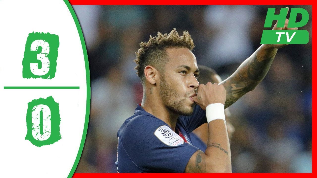 PSG vs Caen 3-0 Highlights 2018