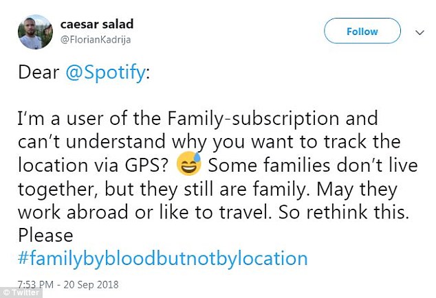 Spotify threatens to BAN family users unless they share their location
