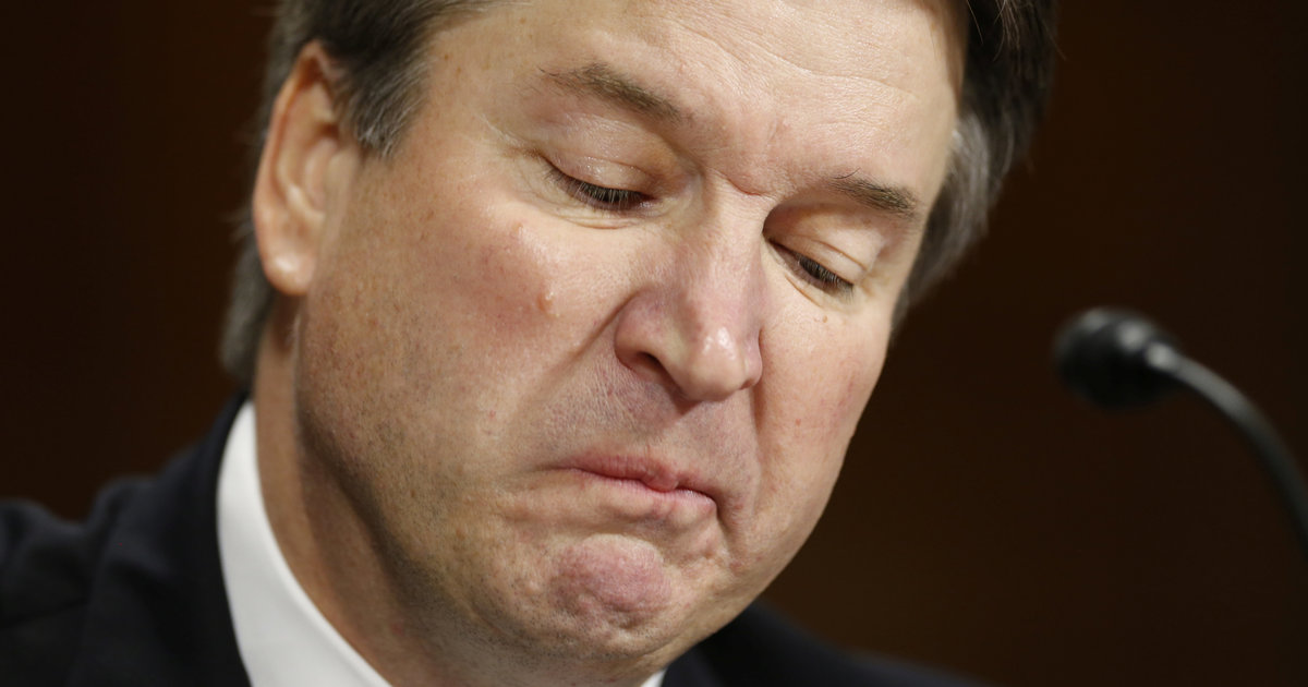 Brett Kavanaugh Plays The Victim