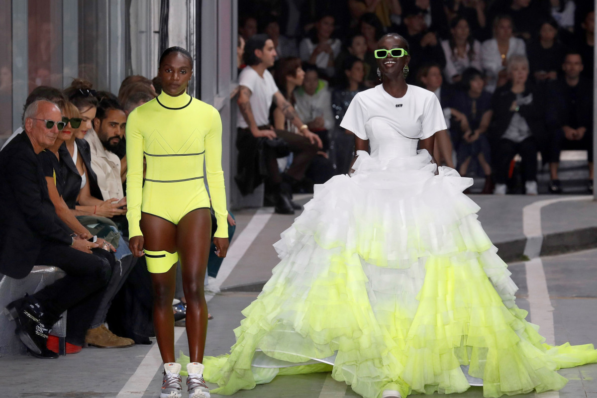 Female athetes win on Virgil Abloh’s runway