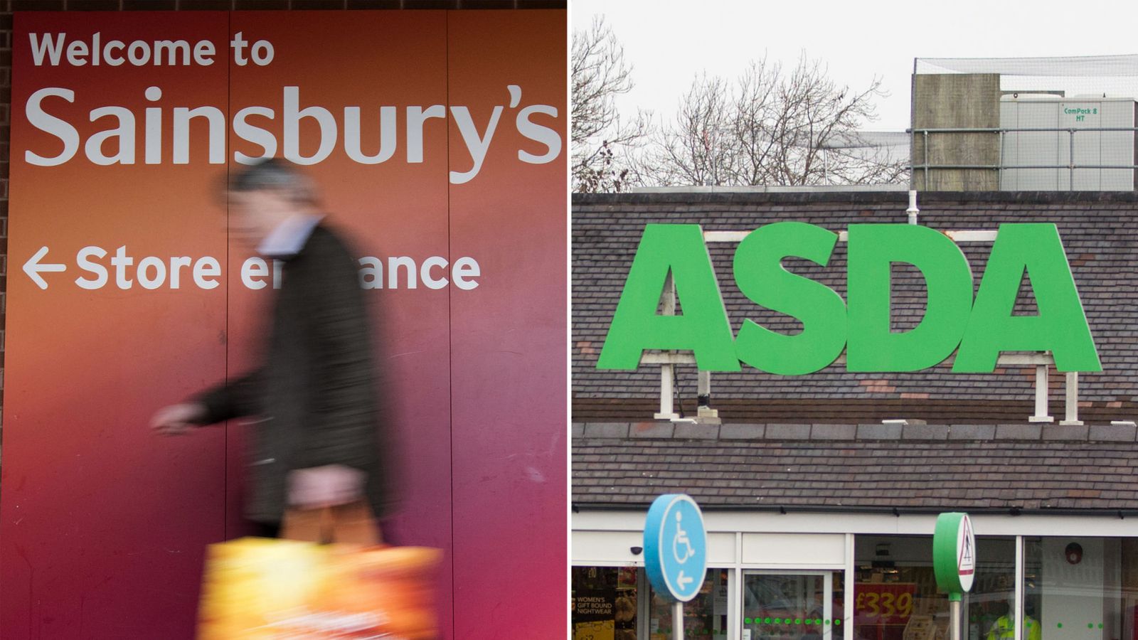 Sainsbury’s-Asda stores overlap in 463 areas, says competition watchdog