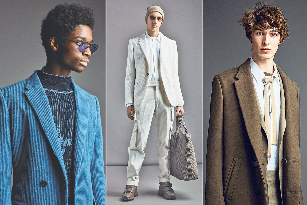 Designer Alessandro Sartori created a ‘one-and-a-half-breast’ blazer