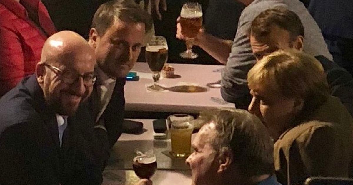 Brexit news: EU leaders hit the bars after crunch talks – and leave Theresa May behind