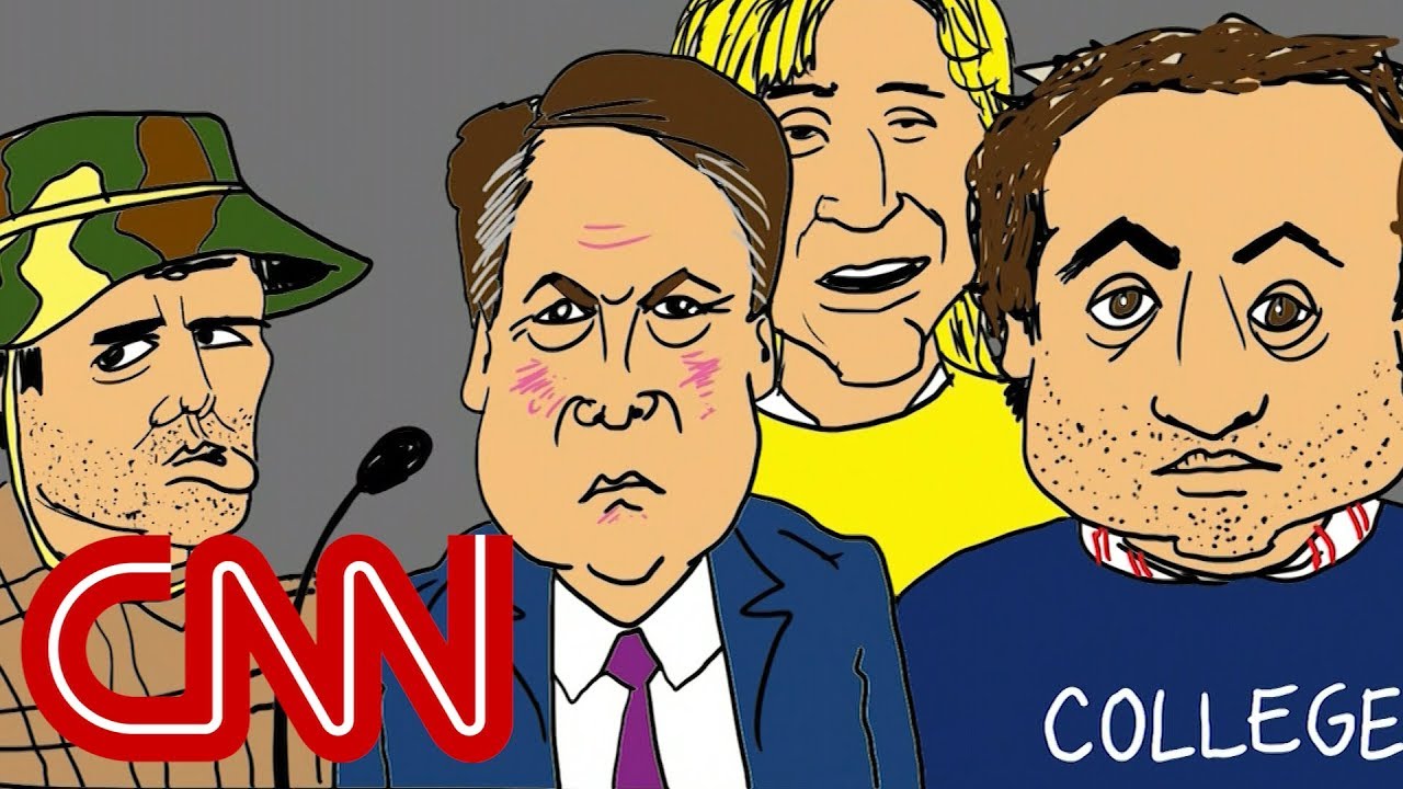 Drawn by Jake Tapper: The Kavanaugh hearing