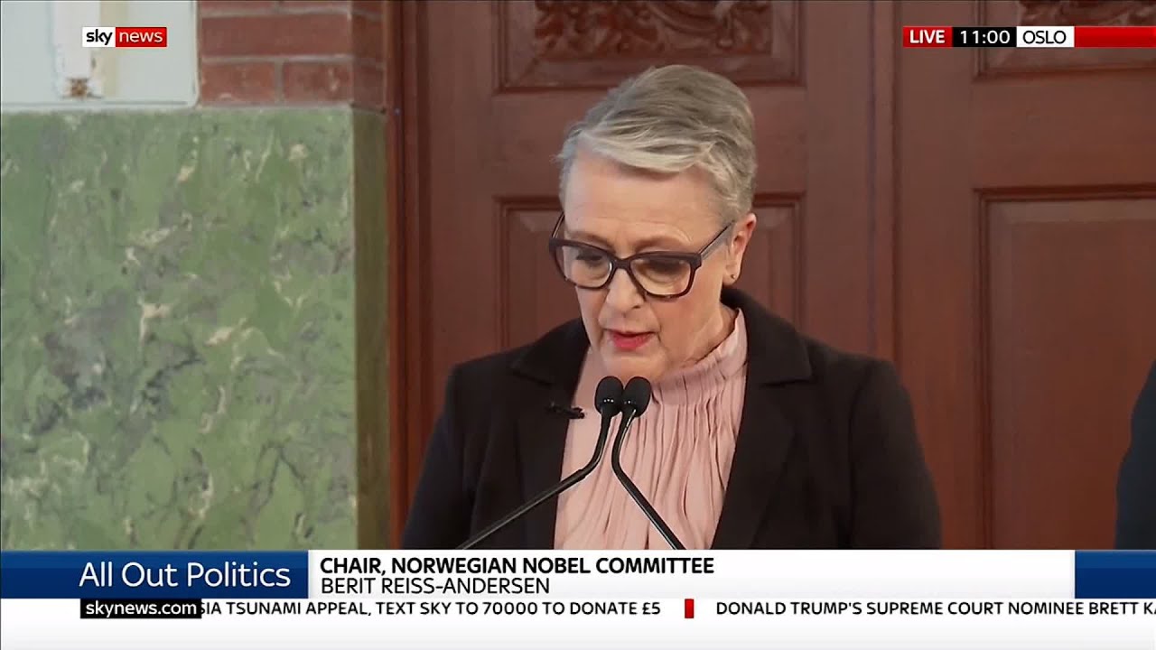 Nobel Peace Prize winners announced