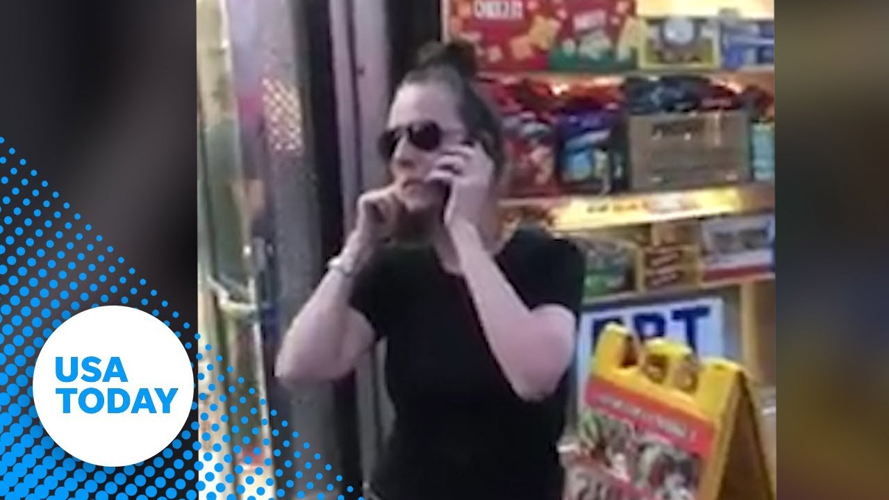 White woman falsely accuses crying black child of groping her