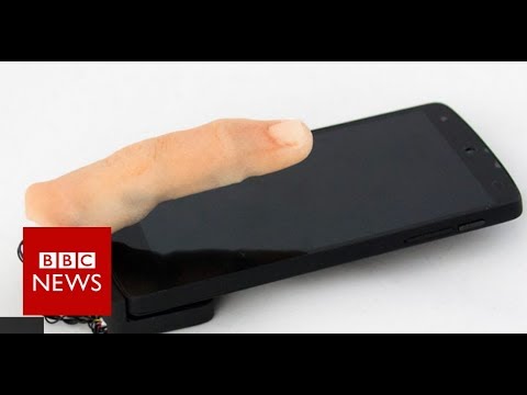 Feely finger phone crawls across desk – BBC News