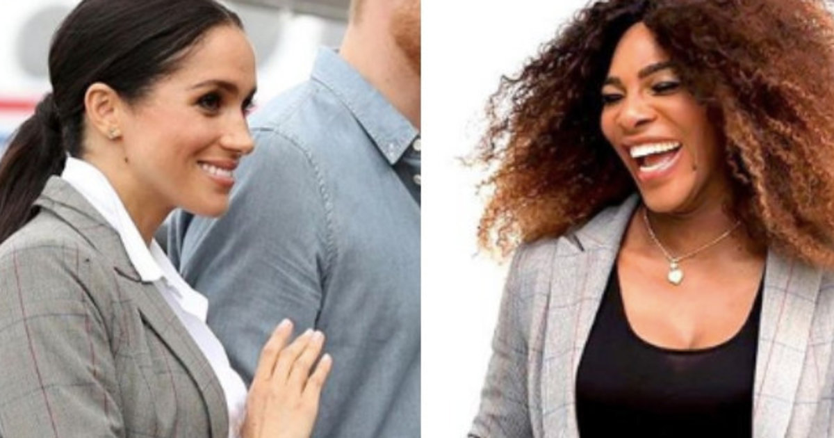 Serena Williams Flipped Out Over Meghan Markle’s Gray Blazer