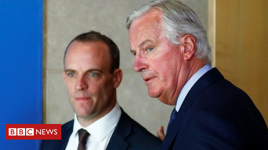 Brexit: ‘Key issues remain’ after Raab and Barnier talks