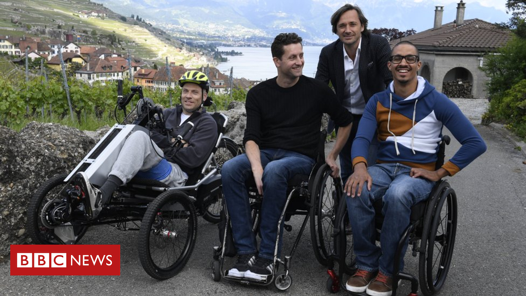 Spinal implant helps three paralysed men walk again