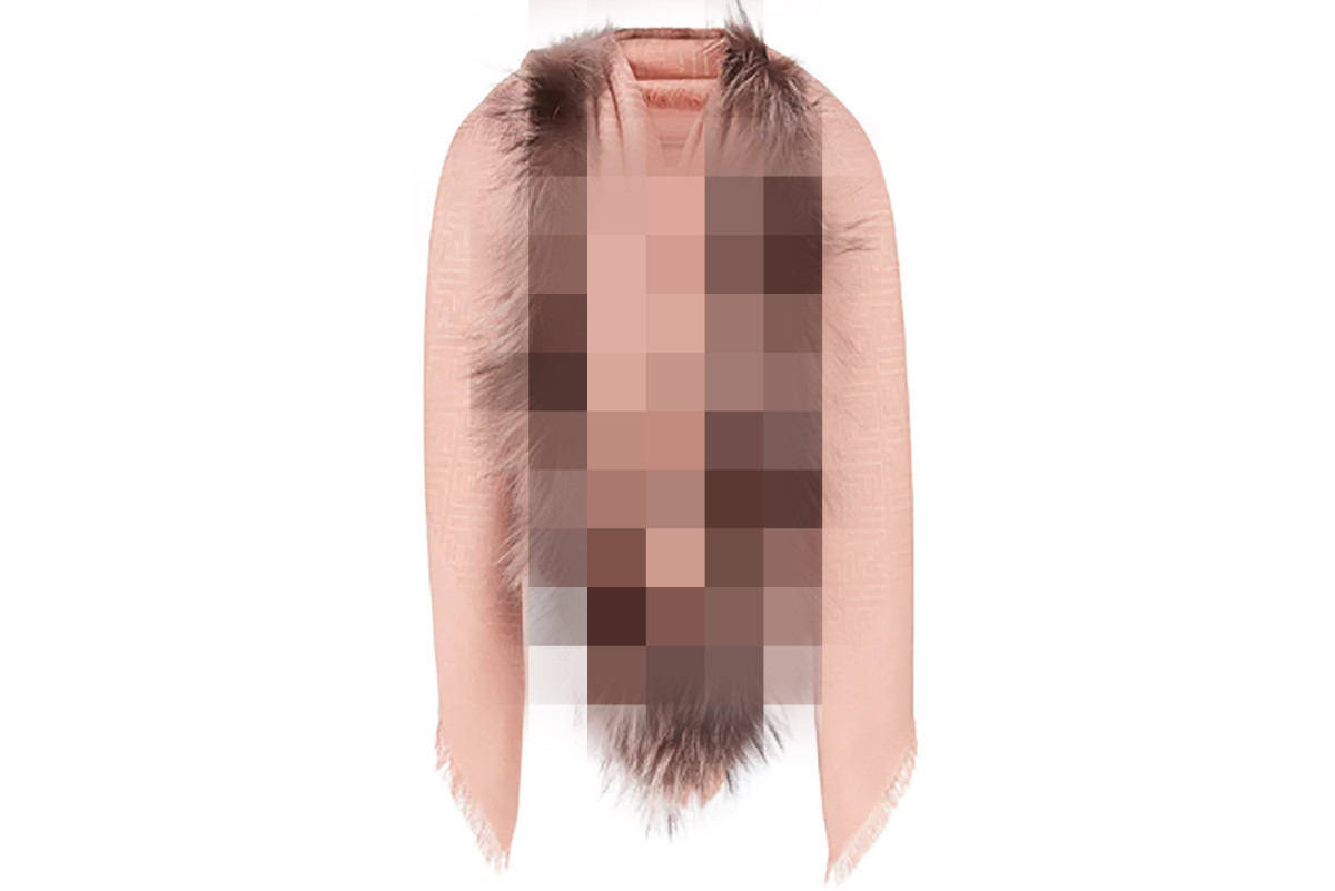 Fendi’s $990 shawl looks like a furry vagina