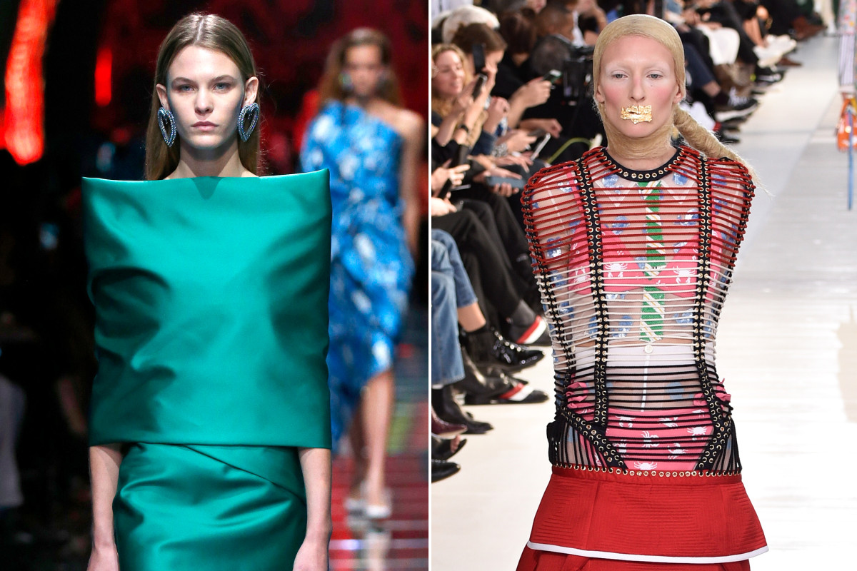 Why are designers dressing everyone in straitjackets?