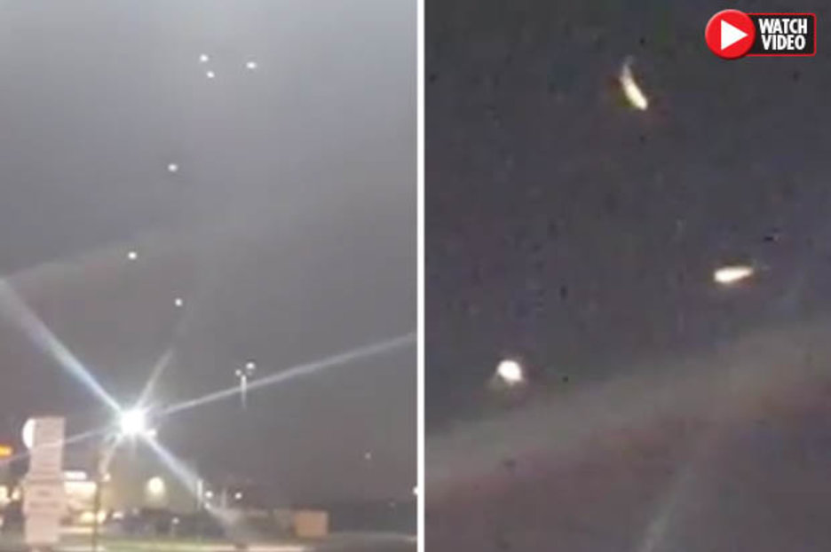 Alien news: ‘Fleet of UFOs’ descend on Texas in bizarre footage