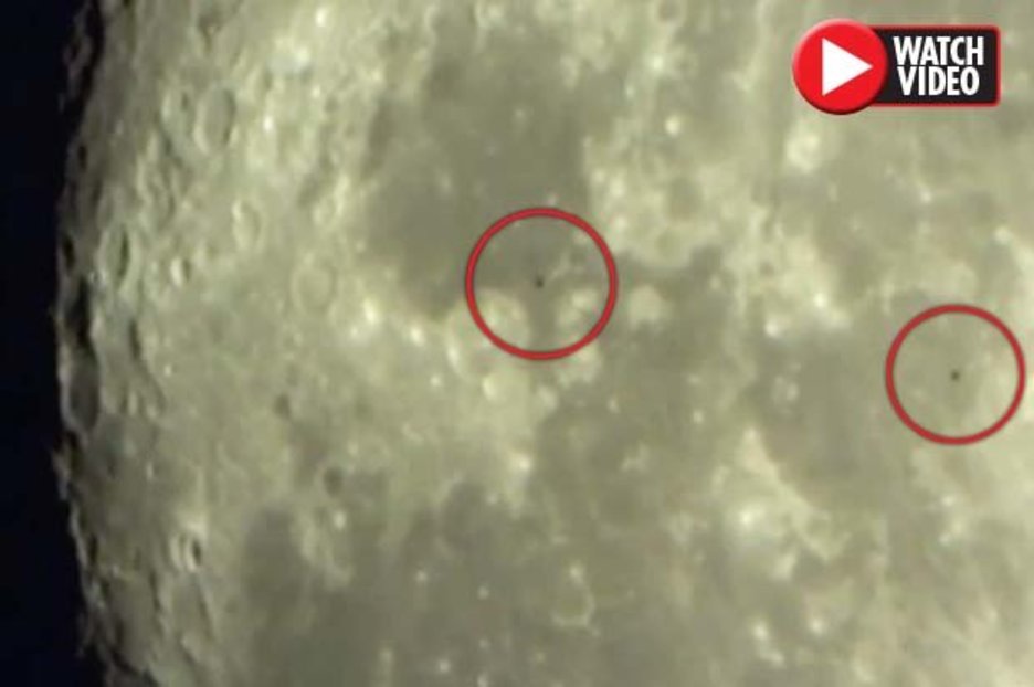 Alien news: UFO frenzy as TWO mystery objects hurtle past moon