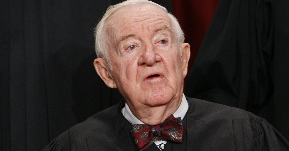 John Paul Stevens, Retired Justice, Says He Left Supreme Court After Suffering Mini-Stroke