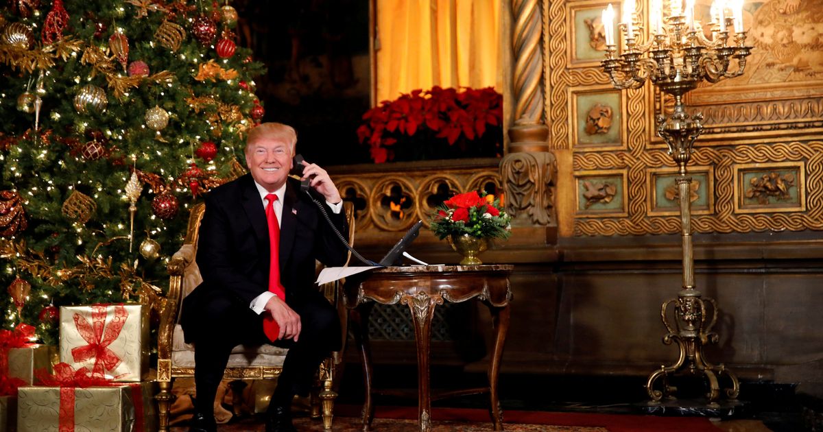 Donald Trump asks seven-year-old boy if he still believes in Santa Claus