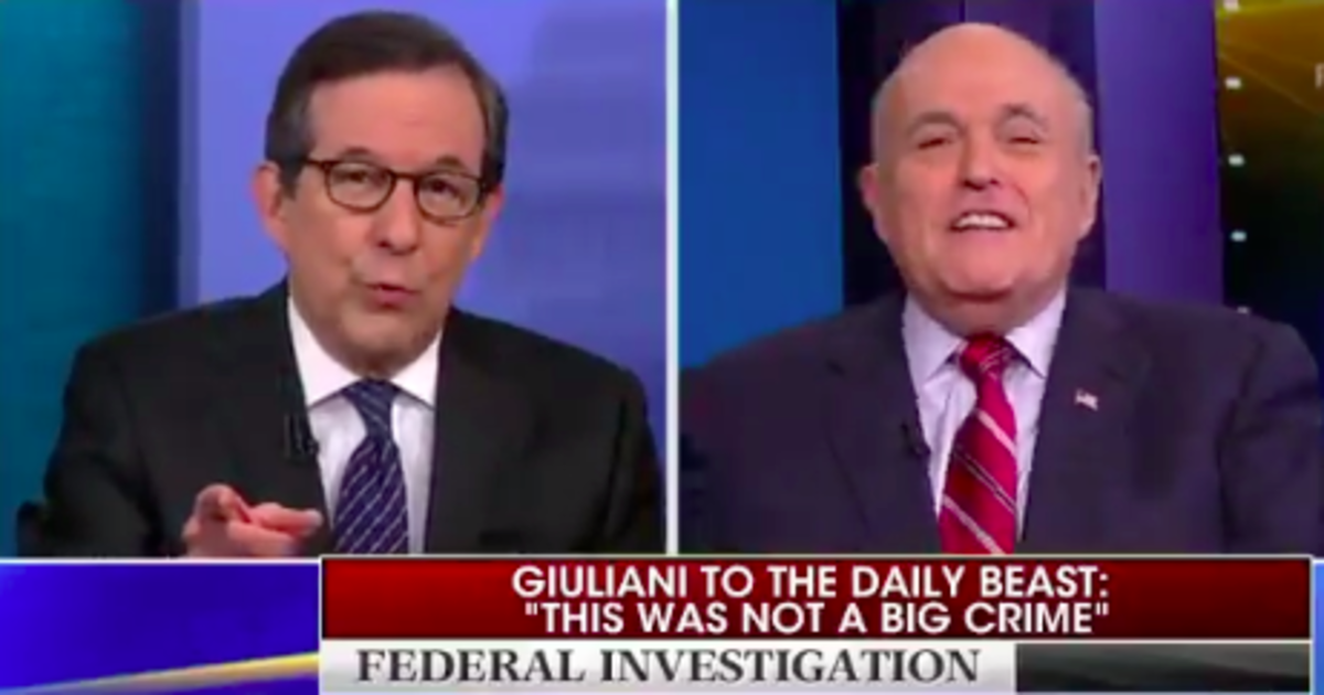 Fox News’ Chris Wallace Tears Into Rudy Giuliani: ‘I’m Asking You For The Truth, Sir’