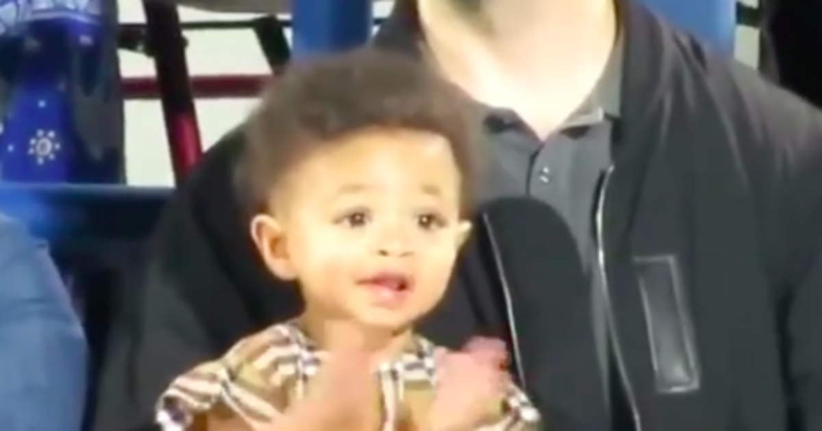 Serena Williams’ Daughter Did The Cutest Thing Watching Her Mom And Aunt Venus Williams Play Tennis