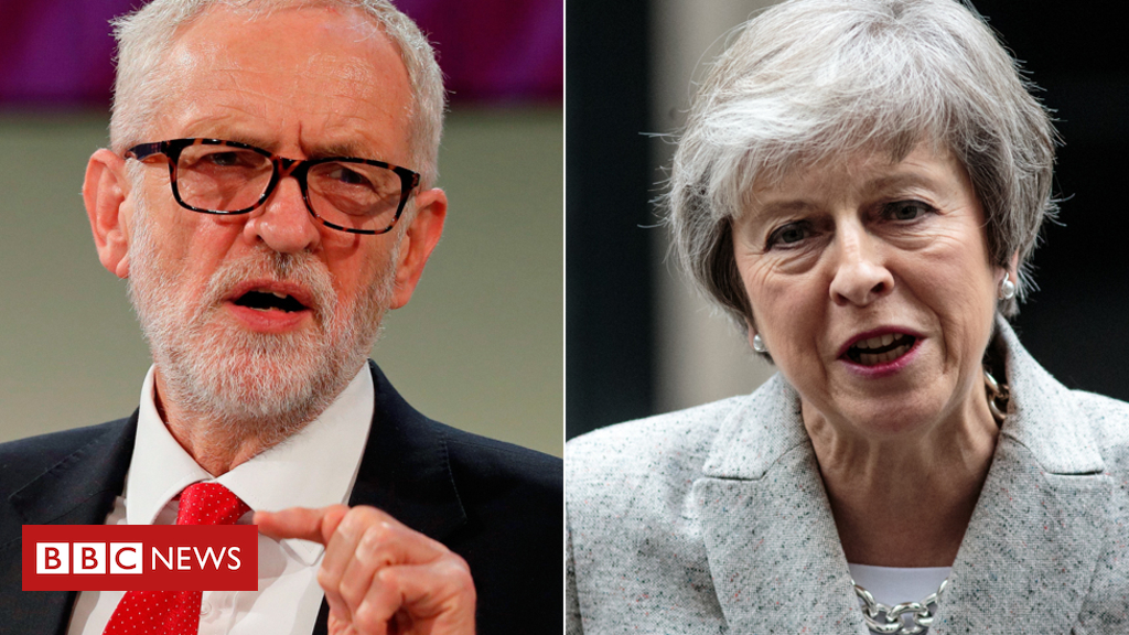 Brexit: Corbyn will do BBC debate with May if head-to-head
