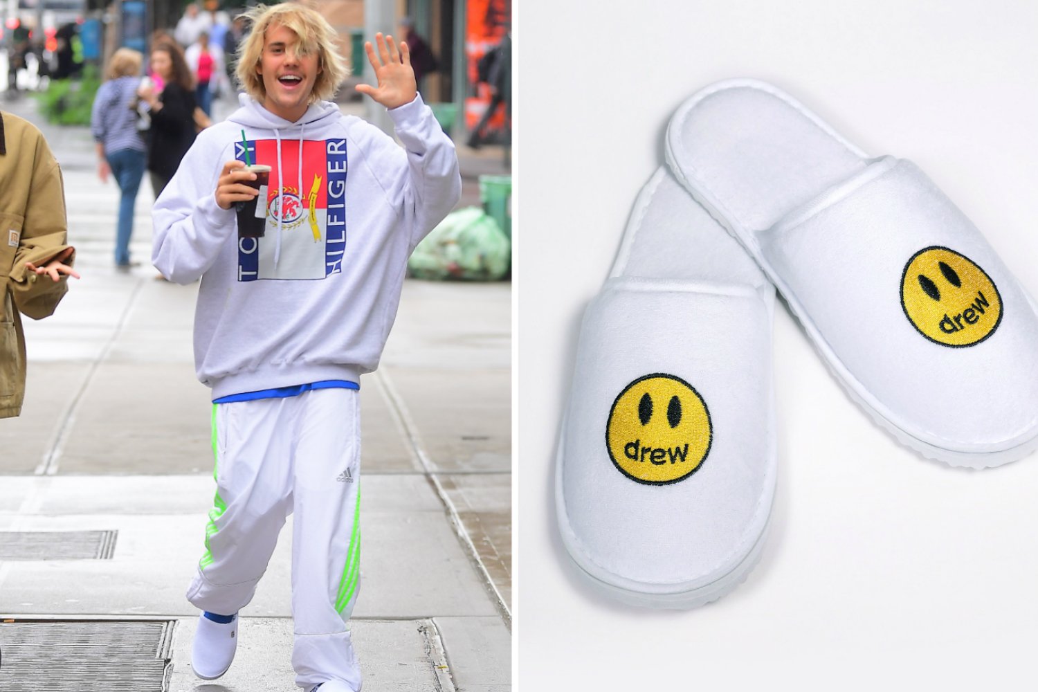 Justin Bieber has designed his own range of hotel slippers