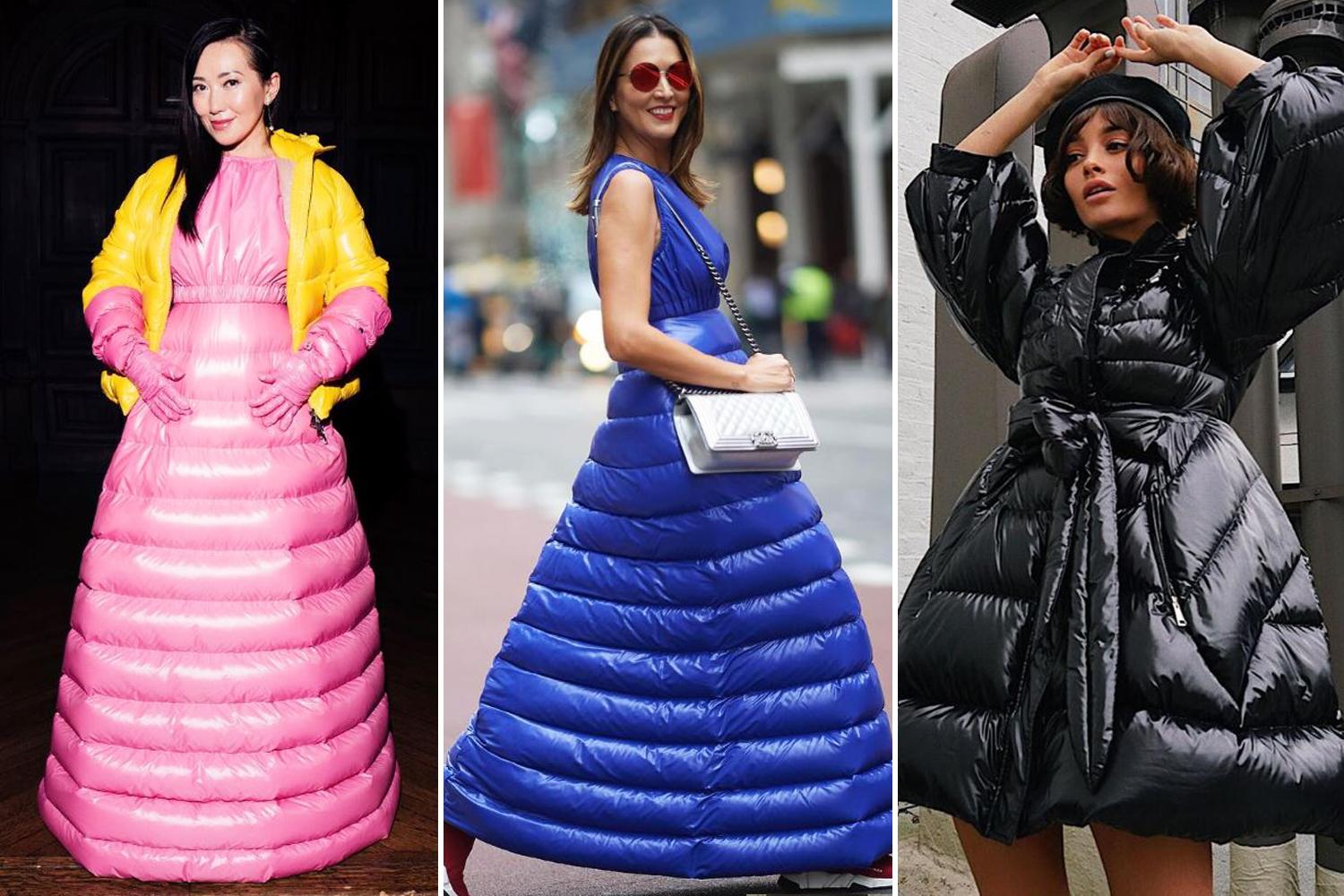 Puffer dresses are the unexpected winter trend of 2018