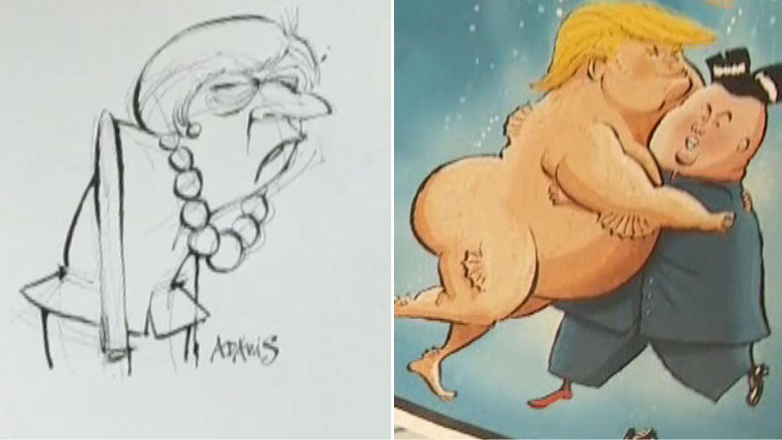 Brexit, May and Trump gave political cartoonists plenty to draw on in 2018