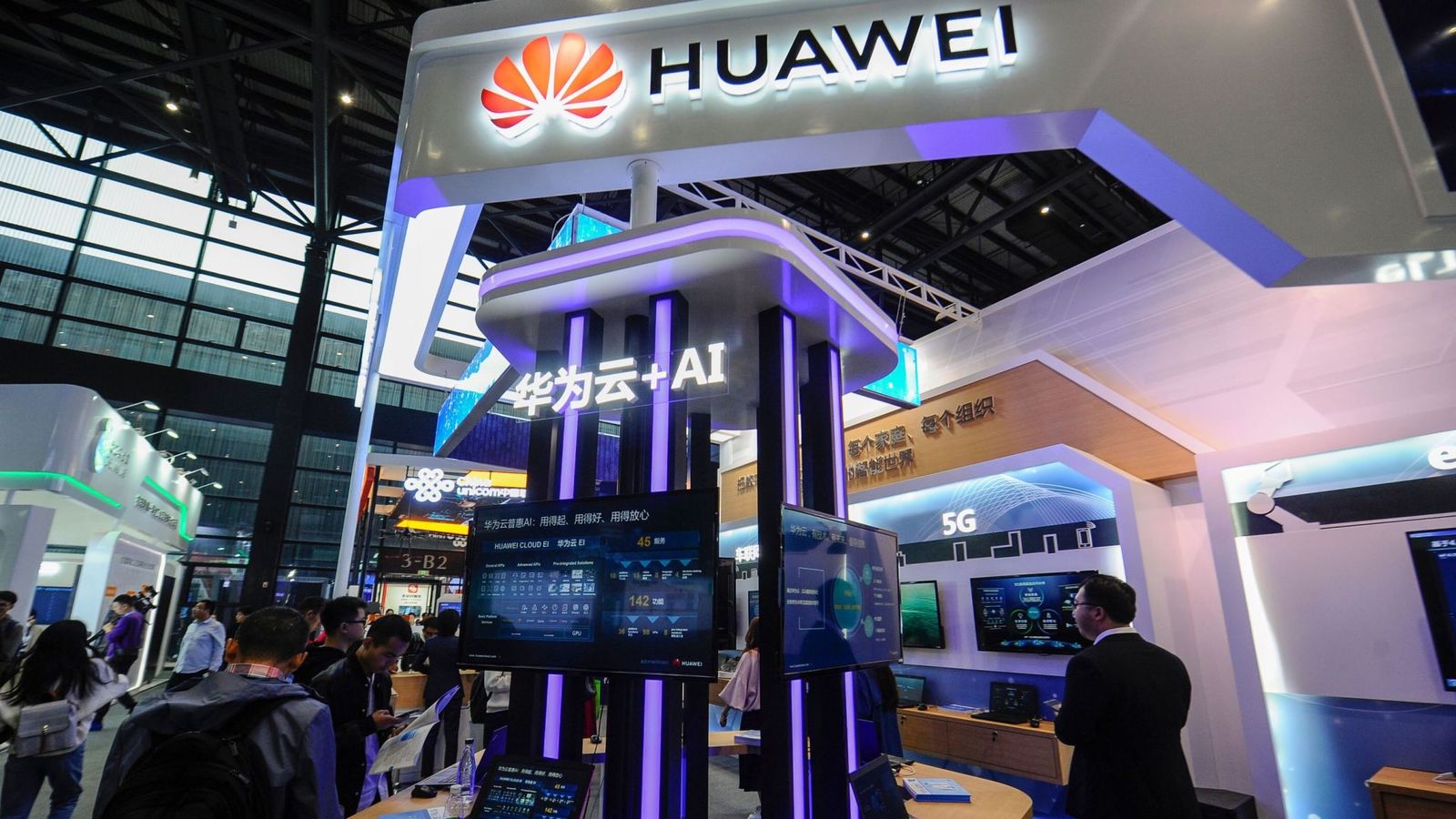 Shares plunge over Huawei arrest trade war concerns