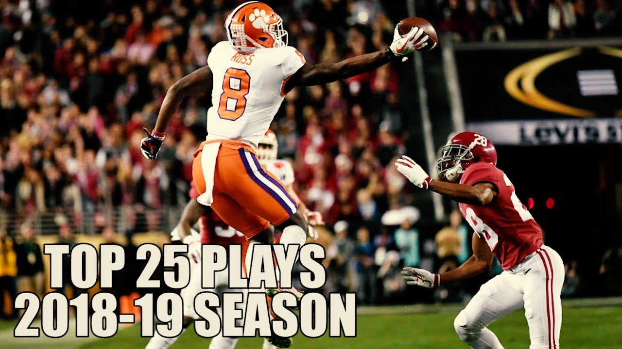 College Football Top 25 Plays 2018-19 Season ᴴᴰ