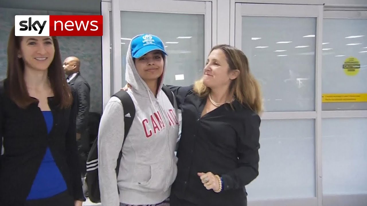 Saudi teenager who fled ‘abusive’ family arrives in Canada