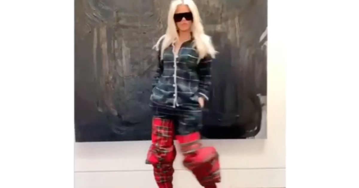 We Have So Many Questions About Khloe Kardashian’s Thigh-High Plaid Boots